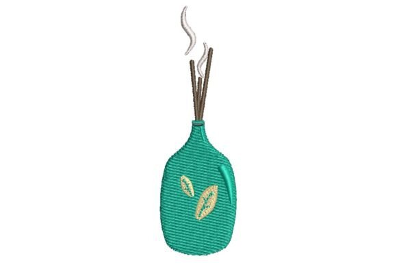 Aromatherapy Incense Sticks Embroidery Design