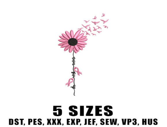 Awareness Sunflower Embroidery Design Review