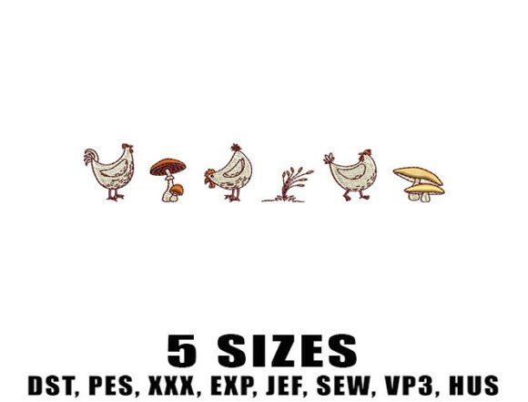 Cartoon Chicken Embroidery Designs Review