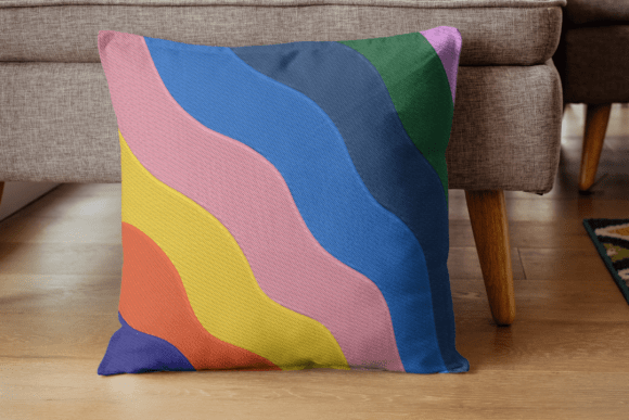 Colorful Wavy Embroidery Design Review