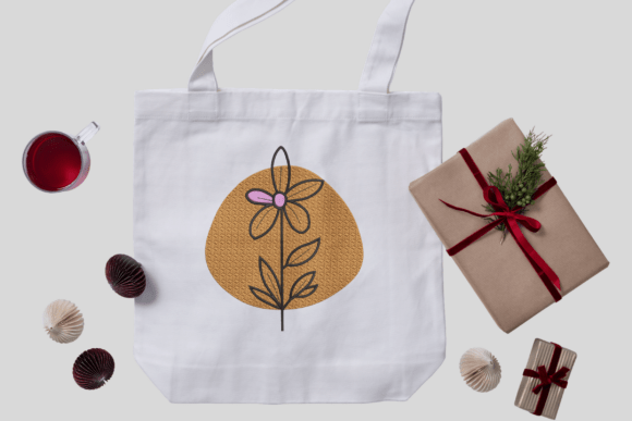 Cute Line Art Flower Embroidery File Review