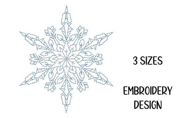 Delicate Line Snowflake Embroidery Review