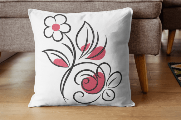 Elegant Floral Swirl Embroidery Design Review