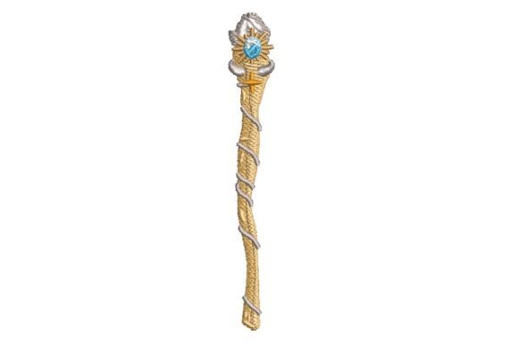 Enchanted Magical Staff Embroidery Design Review