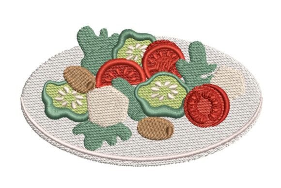 Fresh Greek Salad Embroidery Design Review
