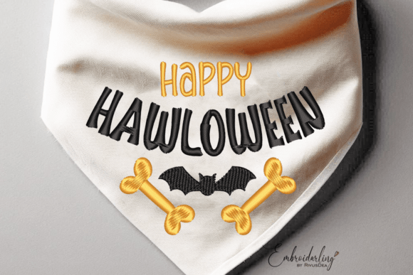 Halloween Pet Bandana Embroidery Review
