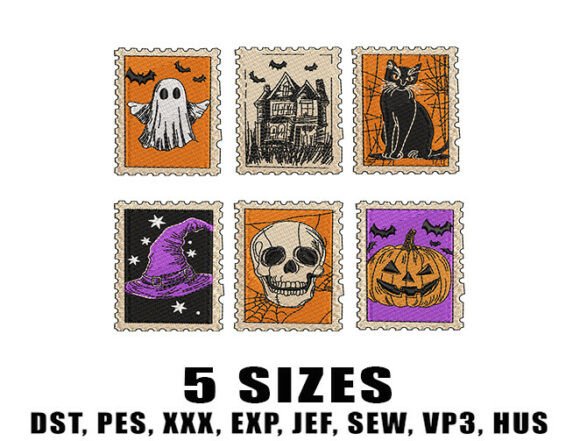Halloween Stamps Set Embroidery Designs Review