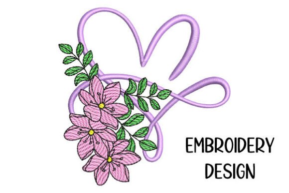 Heart with Flower Bouquet Embroidery Review