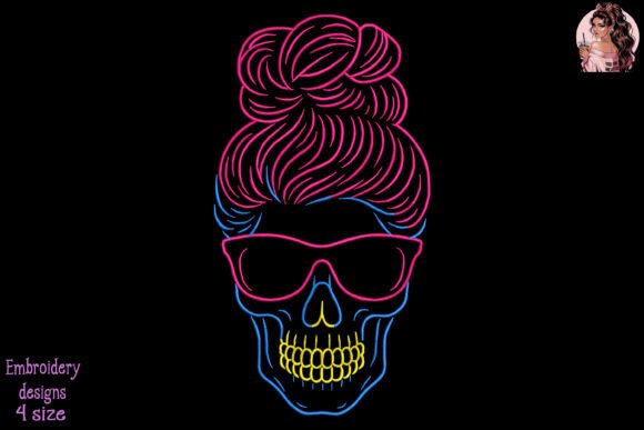 Neon Diva Skull Embroidery Review