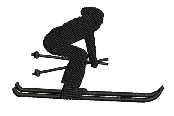 Skier Silhouette Embroidery Design Review