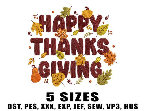 Thanksgiving Cheer Embroidery Design Review