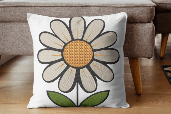 White Daisy Flower Embroidery Design Review